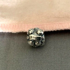 Authentic Pandora Sterling Silver Love and Family Charm 791037 NEW – RETIRED