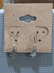 Sterling Silver Arrowhead Dangle/Drop Hook Earrings