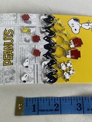 Peanuts Snoopy Earring Set Dangle and Studs Fashion Jewelry NEW