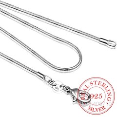 925 sterling solid Silver lots 10PCS 2mm snake chain Necklace 16-30inch