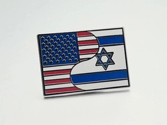 Support Israel USA Unique Lapel Pin