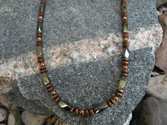 100% Copper n Black Magnetic Hematite Anklet Necklace Bracelet 1 Row USA