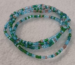 Lagoon Mix 4 Piece Set Beaded Stretch Miyuki Round Seed Beads – NEW