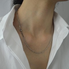 Unisex 2MM Stainless Steel Necklace – Perfect for Pendants, 16-30 Inch Choices