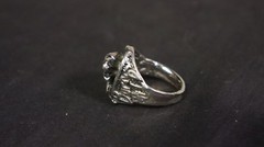 BIKER BASE METAL EAGLE RING #1