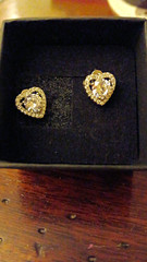 Heart 2 CT. MOISSANITE Stud Earrings 925 Sterling Silver Prong