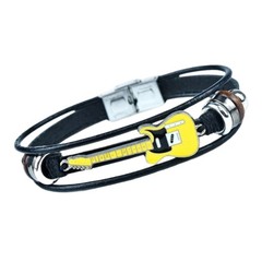 Leather Wristband Zinc Alloy Bracelet Hardware Comfortable Trendy Accessory Gift