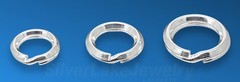 925 Sterling Silver Split Rings 5/6/7mm Mini Keyring Bail Attach Charms Pendants