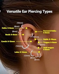 5 Pairs Small Huggie Hoop Earrings for Women, 5 Pairs Silver – 6/8/10/12/14mm