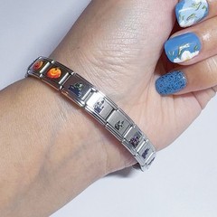 Halloween Italian Bracelet compatible with all designs Italian charm bracelet