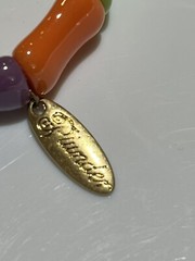 Plunder Design Jewelry Ruthie Rainbow Stretch Acrylic Bracelet