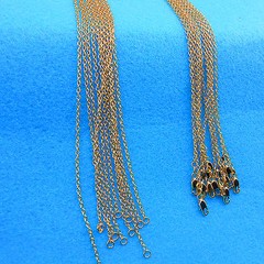Wholesale 10X 16-18-20-22-24-26-28-30″18K Yellow GOLD Filled Rolo CHAIN NECKLACE