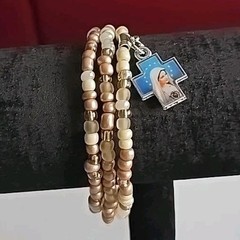 Michele’s Attic Boutique Seed Bead & Charm Bracelets (3PCS) Mary, Help Us 598658