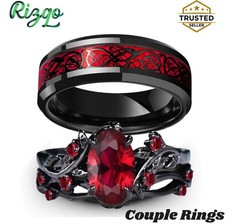 Titanium Stainless Steel 8mm Celtic Dragon Band Ring Men Women Jewelry Size 5-13