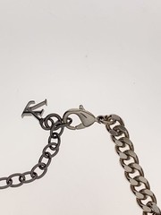 Louis Vuitton Bracelet Authentic LV Bracelet Silver W0.5cm 19.5cm From Japan