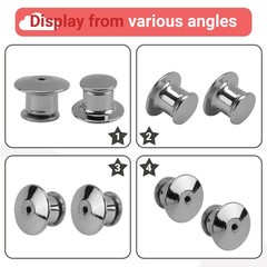 100PCS Locking Pin Back Locking Pin Retainer Buckle, for Locking the Back6684