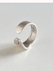 Maison Margiela – Tabi Brushed Silver-Tone Ring – Silver