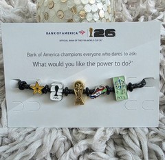 FIFA 26 Braided Charm Bracelet, Faux Leather, Atlanta (ATL), LIMITED EDITION