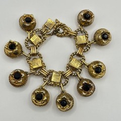 Authentic ALEXIS LAHELLEC PARIS Vintage Bracelet Gold Women’s Accessory Flower