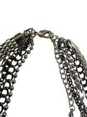 Apt. 9 Women’s Gunmetal & Silver Plated Multi Chain Short Necklace NWT