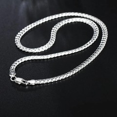 925 Sterling Silver Chain Necklace for Women & Men | Solid Gift Jewelry