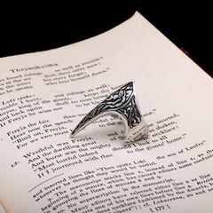 Viking Claw Beak Fang Ring 316L Stainless Steel
