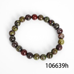 8mm Mixed Natural Gemstone Bracelet Multicolor Healing Round Beads For Man Woman