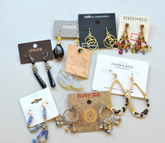 Earrings Lot Designer dangle pierced earring boho Chicos Belk park lane others