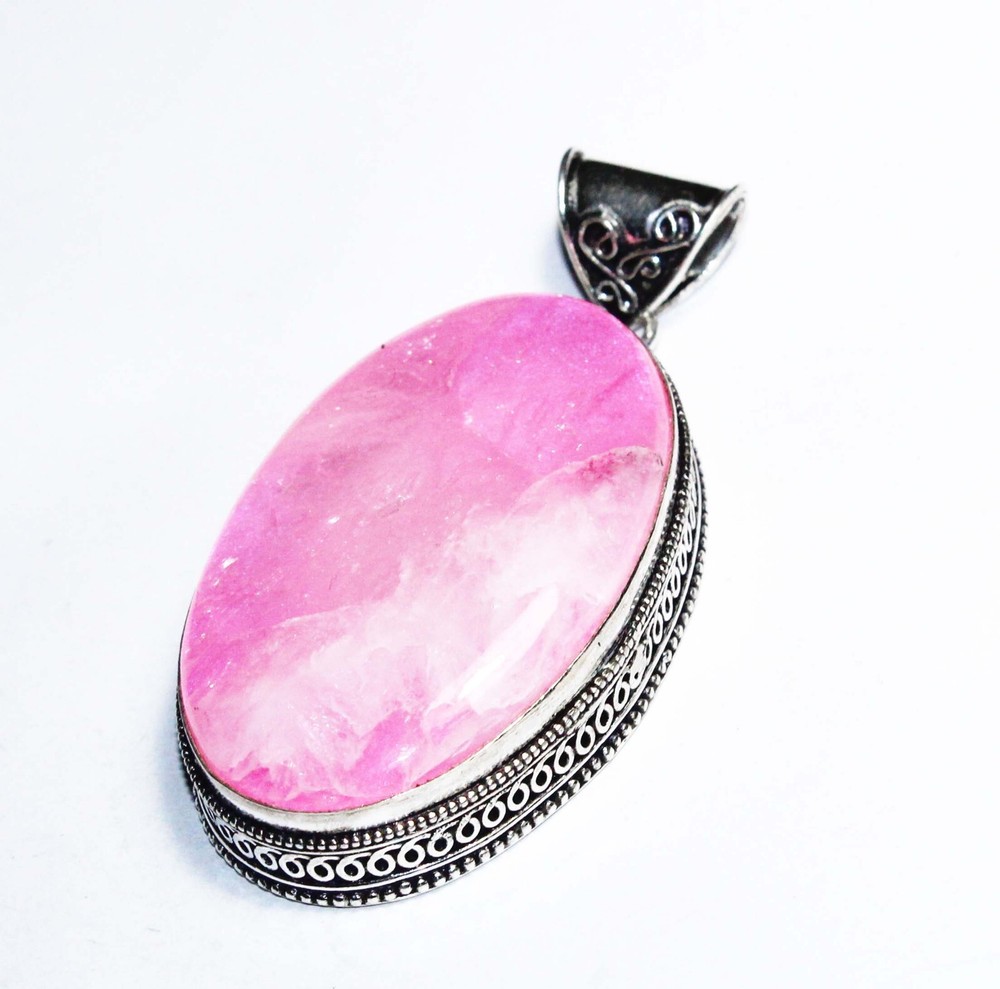 Rainbow Moonstone Gemstone Handmade Pendant Jewelry Pendant Size 2.8 Inches