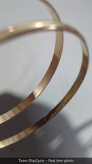 Danecraft Bangle Bracelets12K KT Gold Filled Lot Of 2 25 Inside Dia G2U