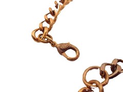 Chanel Vintage cc logos oval charms bracelet