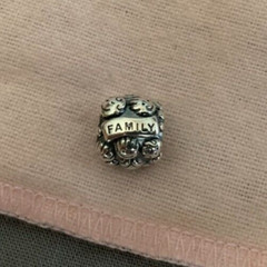 Authentic Pandora Sterling Silver Love and Family Charm 791037 NEW – RETIRED