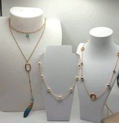 Fashion Jewelry Necklace Bundle Lot Of 3 Gold Tone NWT All Occasions Styles