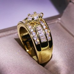 Marquise Cut Lab Created Diamond Wedding Ring Cubic Zircon Diamond Jewellery