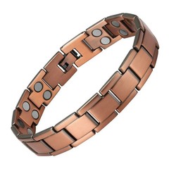 Men’s Bracelet Magnetic Therapy Arthritis Pain Relief Pure Solid Copper Bangles