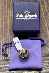 PalmBeach Jewelry by SETA Ring Genuine Gemstone Cluster