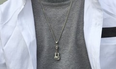 Titanium Steel Openable Urn Guitar Pendant Necklace Black/Gold/Steel Color Gifts