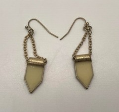 Yellow Arrowhead Dangle Earrings Shaped Drop Hook