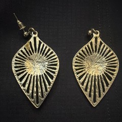 Silver Teardrop Dangle/Drop Earrings Clear Round Rhinestone Cluster, Butterfly