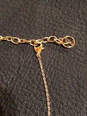 LOUIS VUITTON Bracelet Bangle AUTH LV Rare Brasserie Petit Louis M00374 F/S LB15