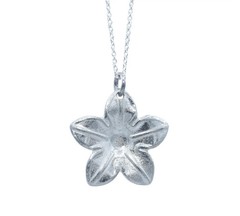 10th Anniversary Tin Pendant Flower/Blossom Pendant. Wedding . Birthday Gift UK