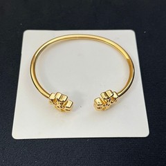 Gold Adjustable Cuff | NEW Hinged Bangle w Pouch HOT ✨