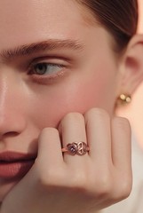 Solid Copper Ring With A Genuine Amethyst stone. Available in sizes 6 thru 9.