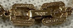 Authentic Givenchy Gold Tone Mariner Oval Link Bracelet 7 inch Box Clasp