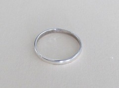 Sterling Silver 2mm plain band ring or toe ring size varies 1 – 5.5