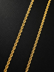 14K Solid Gold Diamond Cut Rope Chain 1.5mm Necklace 16″ – 24″ Italian Gold