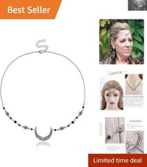 Versatile Rhinestone Crescent Moon Head Chain – Bohemian Style for All Occasions
