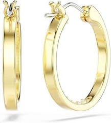 Swarovski Sommerset Hoop Earrings Small White Gold – 5735020 *NEW IN GIFT BOX*