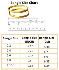 Golden Silver Blank Bangles for Gemstone Inlay All Size Available SET OF 10 Pcs