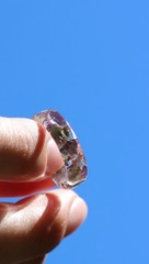 Purple Hydrangea Resin Ring, Pressed Flower Ring, Botanical Band Handmade